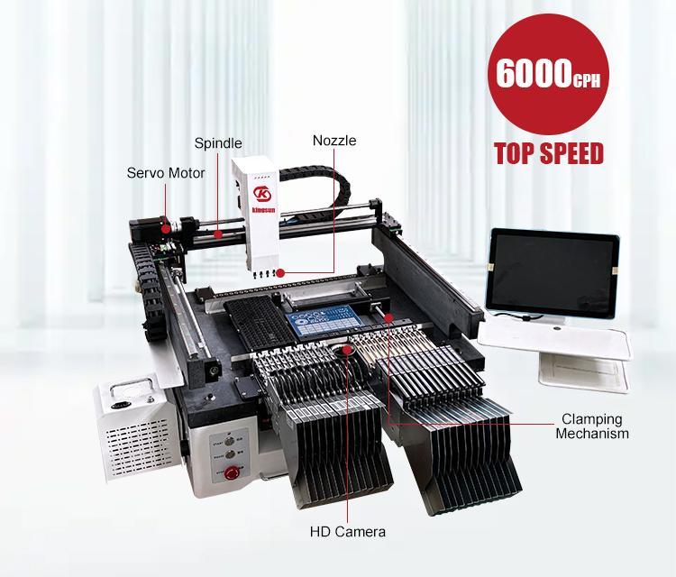 KS-2425Z4 Desktop Highest End and Fastest Pick and Place Machine(Actual speed up to 6000CPH)